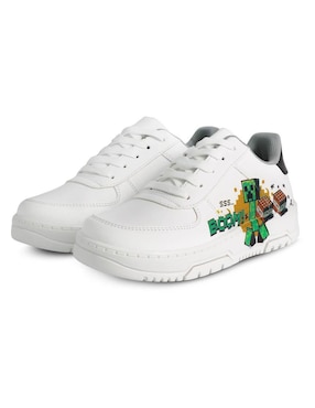 Tenis Minecraft para niño Creeper