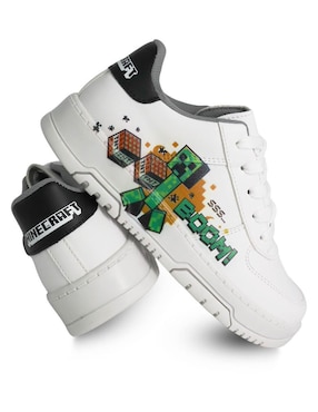 Tenis Minecraft para niño Creeper