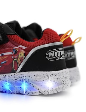 Tenis luz led Tropicana Licencia para niño Rayo Mcqueen