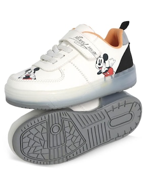 Tenis luz led Tropicana Licencia para niño Mickey Mouse