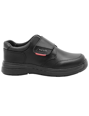 Zapato Yuyin Back to School de piel para niño
