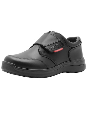 Zapato Yuyin Back to School de piel para niño