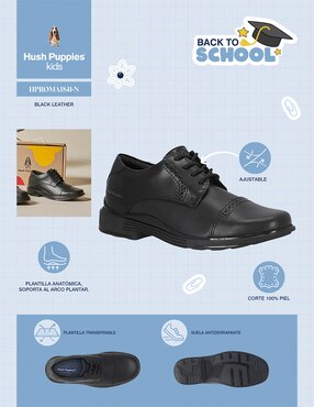 Zapato Hush Puppies de piel para niño