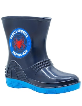 Bota de lluvia Bubble Gummers Trendy Spider-Man para niño