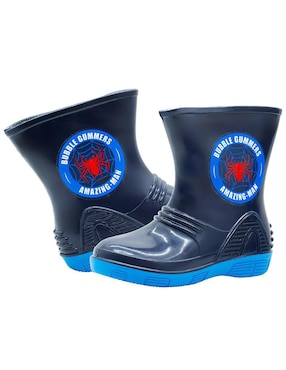 Bota de lluvia Bubble Gummers Trendy Spider-Man para niño