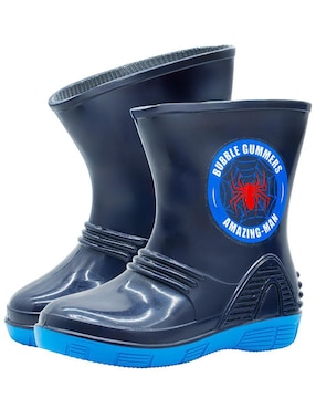 Bota de lluvia Bubble Gummers Trendy Spider-Man para niño