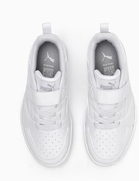 Tenis Puma para niño Puma Rebound V6 Lo Ac Ps