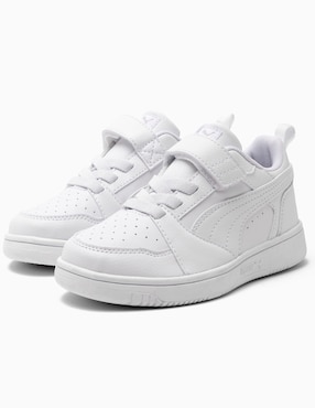 Tenis Puma para niño Puma Rebound V6 Lo Ac Ps