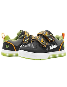Tenis luz led Bubble Gummers para niño