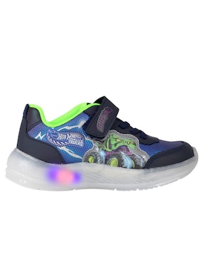 Tenis Kuali Shoes para niño Monster Trucks Hot Wheels