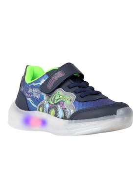 Tenis Kuali Shoes para niño Monster Trucks Hot Wheels