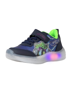Tenis Kuali Shoes para niño Monster Trucks Hot Wheels