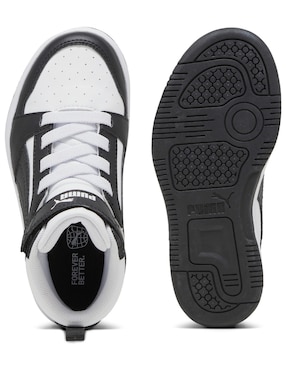 Tenis Puma para niño Puma Rebound V6 Mid Ac Ps
