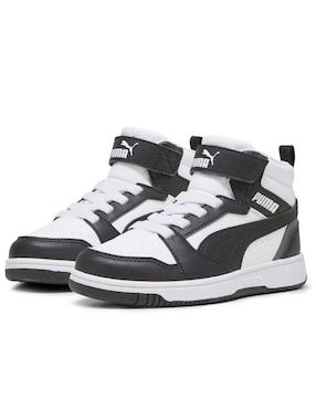 Tenis Puma para niño Puma Rebound V6 Mid Ac Ps