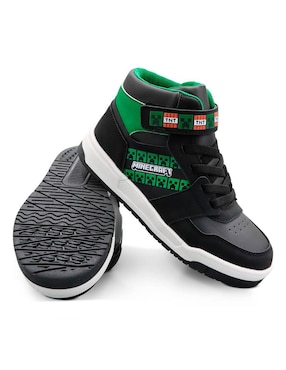 Tenis Minecraft para niño Creeper