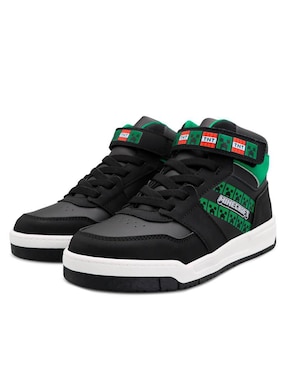 Tenis Minecraft para niño Creeper