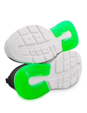 Tenis luz led Minecraft para niño Creeper