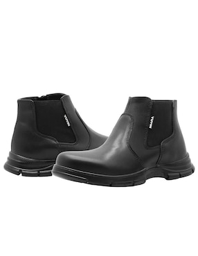 Zapato Yuyin Back To School de piel para niño