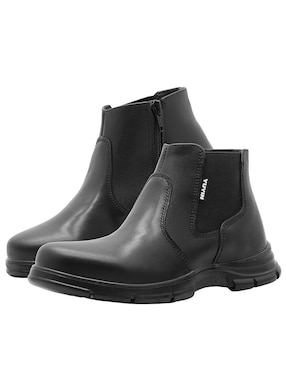 Zapato Yuyin Back To School de piel para niño