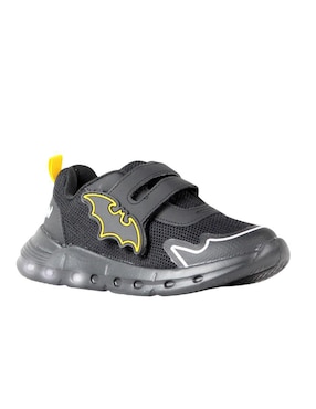 Tenis luz led Kuali Shoes para niño Dc Batman