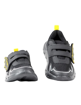 Tenis luz led Kuali Shoes para niño Dc Batman