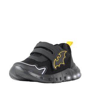 Tenis luz led Kuali Shoes para niño Dc Batman