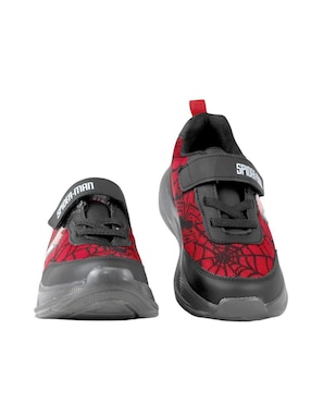 Tenis luz led Kuali Shoes para niño Marvel Marvel Spiderman
