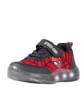 Tenis luz led Kuali Shoes para niño Marvel Marvel Spiderman