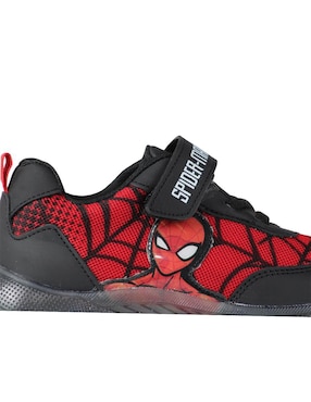 Tenis luz led Kuali Shoes para niño Marvel Marvel Spiderman
