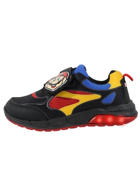 Tenis luz led Kuali Shoes para niño Nintendo Mario Bros