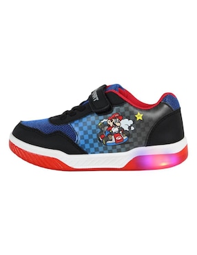 Tenis luz led Kuali Shoes para niño Nimtendo Mario Bros