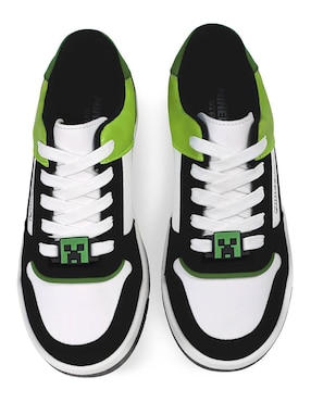 Tenis Minecraft para niño Creeper