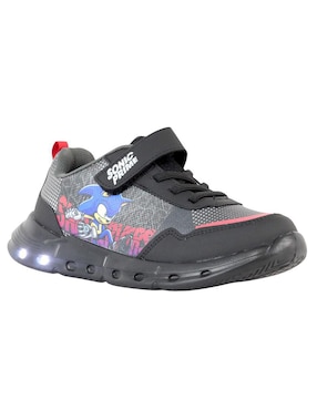 Tenis luz led Kuali Shoes para niño Sega Sonic