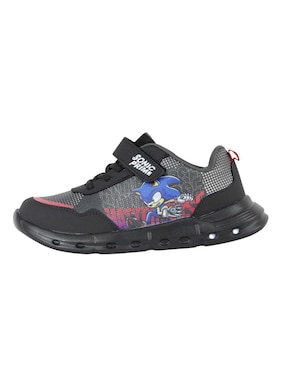 Tenis luz led Kuali Shoes para niño Sega Sonic