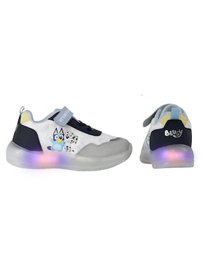 Tenis luz led Kuali Shoes para niño Bluey