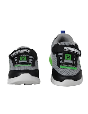 Tenis luz led Kuali Shoes para niño Minecraft