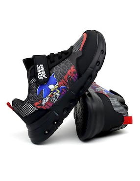 Tenis luz led Sonic The Hedgehog para niño Sonic
