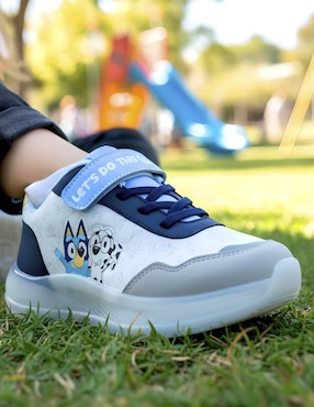 Tenis luz led Bluey para niño Bluey Y Bingo