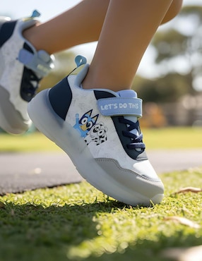 Tenis luz led Bluey para niño Bluey Y Bingo