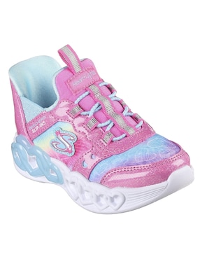 Tenis Skechers para niña bebé Infinite Heart Lights
