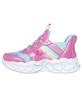 Tenis Skechers para niña bebé Infinite Heart Lights