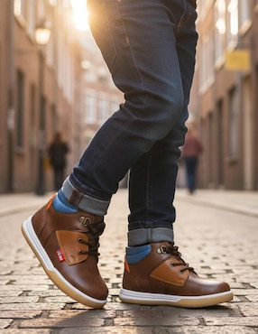 Bota de piel Ninos Trendy para niño