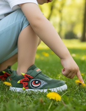 Tenis Bubble Gummers para niño T-Rex