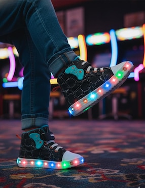 Tenis Bubble Gummers para niño Fun Lights