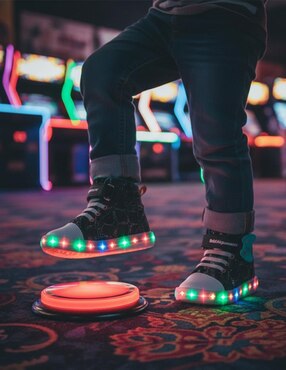 Tenis Bubble Gummers para niño Fun Lights