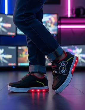 Tenis Bubble Gummers para niño Fun Lights