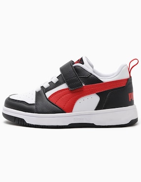 Tenis Puma para niño Rebound V6 Lo AC PS