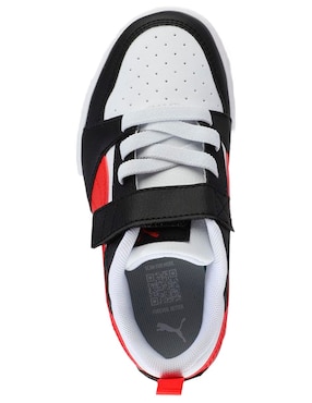 Tenis Puma para niño Rebound V6 Lo AC PS