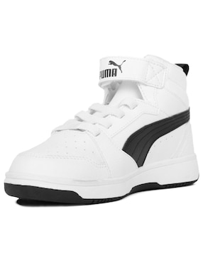 Tenis Puma para niño Rebound V6 Mid AC PS