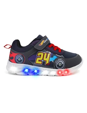 Tenis con luz Hot Wheels para niño Hot Wheels Let's Race